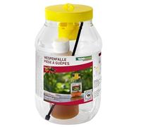 Windhager Piège à Guêpes avec Appât - Piège à Guêpes avec Attractif, Piège à Guêpes pour l'Extérieur, Protection des Guêpes, Piège à Mouches, Piège à Moustiques - Réutilisable - à Suspendre