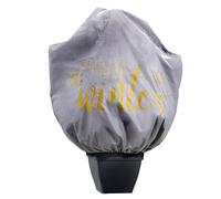 Windhager Protection hivernale pour Plantes Protect XL Hello Winter - 1,1 x 1,1 m - Gris/Bleu - 50 g/m² - Protection Contre Le Froid - Protection Contre Le Gel - Couverture végétale d'hiver
