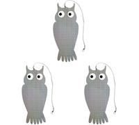 Windhager Réflecteurs Anti-Oiseaux Keep Away, Oiseleur Naturel, épouvantail, Bannir Les Oiseaux, 2 Pièces, argentés, 07118 (Lot de 3)