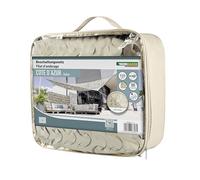 Windhager Réseau d'ombrage Cote D'AZUR - 3 x 4 mètres - Beige/Taupe - Toile ombrage Exterieur, Voile d'ombrage, Toile d'ombrage - Voile ombrage - auvent de terrasse, Balcon et Jardin