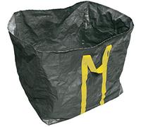 Windhager Sac de jardin Cubus XL, sac de jardin, sac à déchets, sac de compostage, particulièrement robuste et indéchirable, 250 L, 60 x 60 x 70 cm, 150 g/m², 07086, anthracite