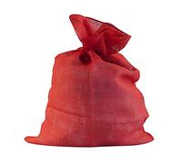 Windhager 06070 Sac en Toile de Jute écologique, Sac en Tissu, Sac à Pommes de Terre, Sac décoratif, Sac en Jute Multifonctionnel, Protection hivernale pour Plantes en Pot et en Pot, Rouge, 70 x 100