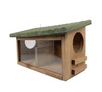 Windhager silo à Nourriture pour écureuils - en Bois de pin - mangeoire pour écureuils, Station d'alimentation pour écureuils, Aire de nourrissage