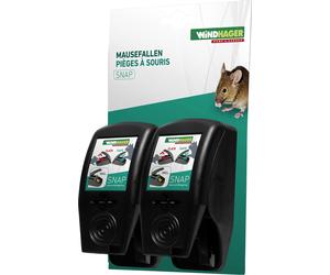 Windhager Tapette à Souris SNAP - Lot de 2 - 1 kit
