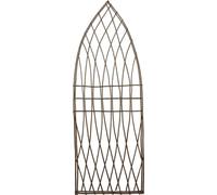 Windhager Treillis de Saule Ogive, Bois de Saule, 55 x 150 cm, Aide pour Grimper, Treillis, Support pour Plantes, Aide pour Grimper pour Plantes, Treillis, pour Murs de Maison, clôtures ou balcons