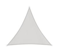 Windhager Voile d'ombrage Cannes Triangle 4 x 4 m, Protection Solaire pour Jardin et terrasse, résistant aux UV et aux intempéries, Gris, 10712