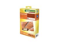 Windhager Voile d'ombrage Coulissante sur Câbles, Voile Pare-Soleil pour la Technique de Tension de Corde, Voile de Protection Solaire Idéale pour Pergola Ou Véranda, 2, 7 x 1, 4 m, Terracotta, 10877