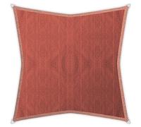 Windhager Voile d'ombrage Sunsail Adria, carré 3, 6 x 3, 6 m (Isocèle), Protection Solaire, Protection UV, Résistant aux Intempéries et Respirant, Terracotta, 10972