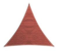 Windhager Voile d'ombrage Sunsail Adria, Triangulaire 3, 6 x 3, 6 m (Isocèle), Protection Solaire, Protection UV, Résistant aux Intempéries et Respirant, Terracotta, 10971