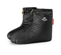 windhike Naturehike Foot Sleeve Ultralight Duck Down Anti-Slip Imperméable Bottes De Couchage Chaussettes Pantoufles D’Hiver Chauffe-Pieds pour Le Camping,pour Les Femmes Hommes(Noirs-L)