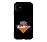 Windhoek Namibie Rétro Éléphant Vintage Afrique Souvenir Coque pour iPhone 11