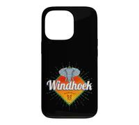 Windhoek Namibie Rétro Éléphant Vintage Afrique Souvenir Coque pour iPhone 13 Pro