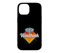 Windhoek Namibie Rétro Éléphant Vintage Afrique Souvenir Coque pour iPhone 14