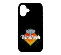 Windhoek Namibie Rétro Éléphant Vintage Afrique Souvenir Coque pour iPhone 16