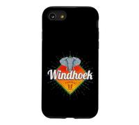 Windhoek Namibie Rétro Éléphant Vintage Afrique Souvenir Coque pour iPhone SE (2020) / 7/8