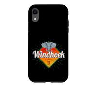 Windhoek Namibie Rétro Éléphant Vintage Afrique Souvenir Coque pour iPhone XR