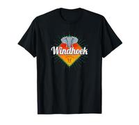 Windhoek Namibie Rétro Éléphant Vintage Afrique Souvenir T-Shirt
