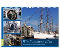 Windjammertreffen - Segelschiffe zu Gast in Bremerhaven (Wandkalender 2026 DIN A3 quer), CALVENDO Monatskalender: Die Sail in Bremerhaven lädt ... Segelschiffstypen sind hier zu sehen!