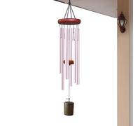 Windkinos - Carillon éolien - Atmosphère zen - 66 cm - Carillon suspendu en aluminium - Rétro - Pour jardin, balcon, cour, terrasse, extérieur - Pour homme