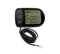 windmeile | Display KT-LCD5, professionale, Computer di Bordo, Display tachimetro, Display LCD, illuminato, multifunzionale, e-Bike, bici elettrica, 24V/36V/48V
