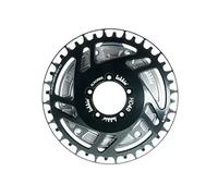 windmeile | Lekkie Bling Ring Set, 40T, Noir-Argent, pour Bafang BBS03 BBSHD, Plateau, enveloppe Moteur, Spacer, E-Bike, Pedelec