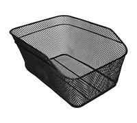 windmeile | Panier de vélo pour Le Porte-Bagages, arrière, capacité de Charge 20kg, Fonction clic, Noir, Panier en Fil métallique, E-Bike, vélo, Pedelec