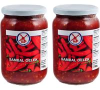 Windmill Sambal Oelek pâte de piment fort pâte de piment 750g 2er Pack