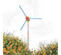 Windmill Water Sprinkler, Outdoor Yard Toy, Large Coverage Rotating Irrigation System Design, Fun Splash Play for Kids, Lawn, Patio, Garden and Summer Activities