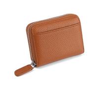 Windmilne Porte-Cartes, étui pour Cartes de crédit, Organisateur, étui pour Cartes, Portefeuille, étui pour Cartes, Banque pour Femmes et Hommes (Orange 10x2.5x8cm)