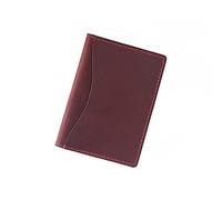 Windmilne Portefeuilles pour Hommes Porte-Cartes d'identité de crédit Rustique en Cuir de Cheval Fou personnalisé Affaires Unisexe Portefeuille Porte-Carte (Rouge)