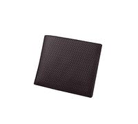 Windmilne Portefeuilles pour Hommes Portefeuille Court Personnalité Deux Volets Portefeuille Horizontal et Vertical Qualité Portefeuille en Cuir PU Paquet de Cartes (Marron foncé 01)