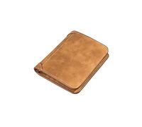 Windmilne Portefeuilles pour Hommes Portefeuille en Cuir pour Hommes, Mince, Hipster, en Cuir de Vache, Porte-Cartes de crédit/pièce d'identité, Porte-Monnaie Pliable (F)