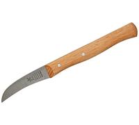 Windmühlen 1486225010002 Couteau à légumes 60 mm Manche long en hêtre Lame incurvée