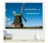 Windmühlen in Deutschland (hochwertiger Premium Wandkalender 2026 DIN A2 quer), Kunstdruck in Hochglanz: Historische Windmühlen im Norden Deutschlands.