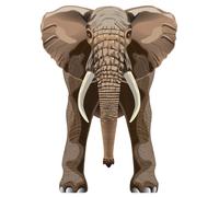 Windnsun Skyzoo Polyester Ripstop Elephant Kite 40 pouces de haut