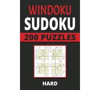 Windoku Sudoku: 200 Hard Puzzles For Kids, Teens, Adults, Seniors
