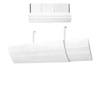 Window AC Air Deflector - Adjustable Wind Direction Guide, Draft-Free Comfort Baffle, Easy-Install Ventilation Shield | for Bedroom, Living Room, Office