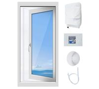 Window AC Seal - Insulation Film Weather Stripping Kit, Clear Draft