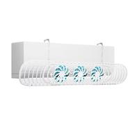 Window Air Conditioner Deflector, Adjustable Wind Direction Panel, Wall Mounted Shield, Breeze Control Accessory, Ideal for Living Room, Apartment, Bathroom, Dorm, Bedroom, Home