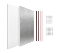 Window Air Conditioner Side Insulated Panel - Waterproof Aluminum Foil Insulation Board, AC Side Insulating Panel Kit, Thermal Sides Shield, Weather Stripping Cover for Home, Dorm, Hotel