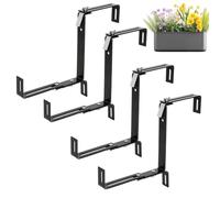 Window Box Brackets -Stainless Steel Supports, Universal Fence Planter