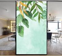 Window Film Fenetre Anti Regard, Film Occultant Fenêtre,Bon Intimité, Film Opaque pour Vitre Dépoli, pour Bureau Maison Salle de Bain Chambre Cuisine-90x200cm(36"x79")