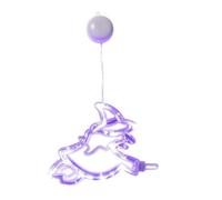 Window Halloween Lights Suction - - Cup Funny LED Fall Witch Pumpkin Small