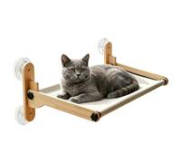 Window Hammock Suction Pet Furniture Space-Saving for Kitten Play Indoor | Breathable Mesh Easy To Adjust All Seasons Window Cat Perch for Kitten Play Indoor Windowsill Bedside Drawer