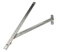 Window Hinges Arrêt de fenêtres en aluminium bielle Contreventement vent d'acier inoxydable 10 pouces pour Bricolage