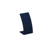 Window Jewelry Display Props Blue Velvet Leather Portrait Neck Necklace Live Rack Présentoir à bijoux(5.5 * 10.5cm)