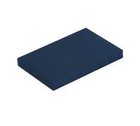 Window Jewelry Display Props Blue Velvet Leather Portrait Neck Necklace Live Rack Présentoir à bijoux(18 * 12cm)