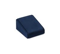 Window Jewelry Display Props Blue Velvet Leather Portrait Neck Necklace Live Rack Présentoir à bijoux(8 * 4.5cm)
