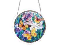 Window Light Catcher - Colorful Ornament Home Decor, Crystal Suncatcher for Indoor | Puzzle Pendant Garden Decorations | for Outdoor Living Room Bedroom Wall Door Yard Patio