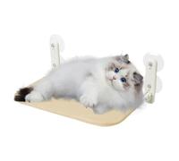 Window Mounted Cat Hammock | Sturdy Cat Perch with Strong Suction Cups | Cat Seat for Indoor Large Cats | Comfortable Window Bed for Cats up to 27.5 lbs | Easy Installation 11.81x17.72 inches